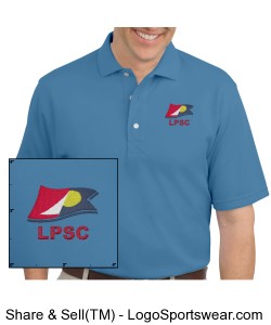 Port Authority Men's Rapid Dry Polo Design Zoom